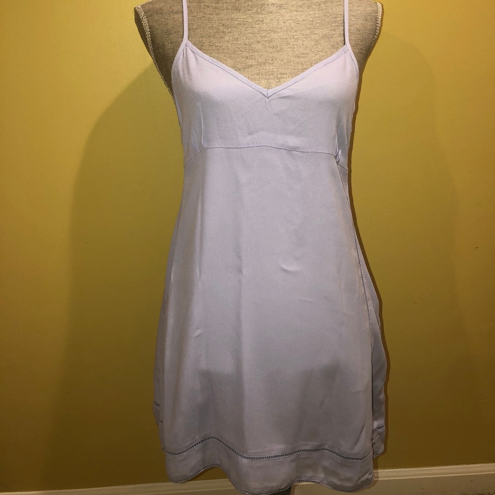 Aritzia Mini lavender slip dress